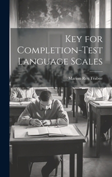 Hardcover Key for Completion-test Language Scales Book
