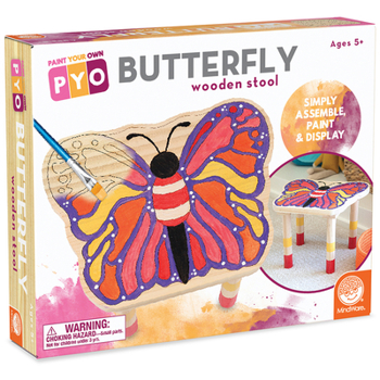 Paint Your Own: Butterfly Stool