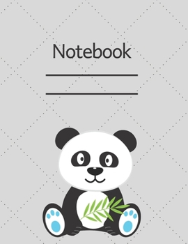 Notebook: Panda - Lined, Soft Cover,  Size 8.5 x 11 Notebook: Composition Book, Journal