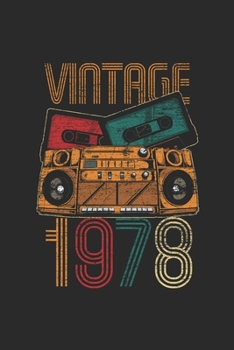 Vintage 1978: Graph Ruled Notebook – Journal for Birthday Gift Idea