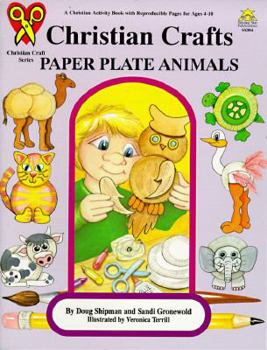 Paperback Christian Crafts Paper Plate Animals Book