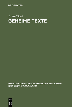 Hardcover Geheime Texte [German] Book