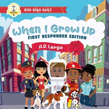 Paperback When I Grow Up Books For Kids: I can Read Books Level 1 [Large Print] Book