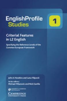Paperback Criterial Features in L2 English Book
