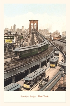 Paperback Vintage Journal Brooklyn Bridge, Streetcars Book