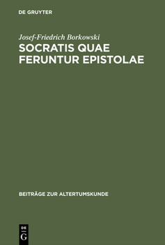 Hardcover Socratis quae feruntur epistolae [German] Book