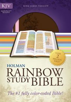 Imitation Leather Rainbow Study Bible-KJV Book
