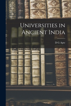 Paperback Universities in Ancient India Book
