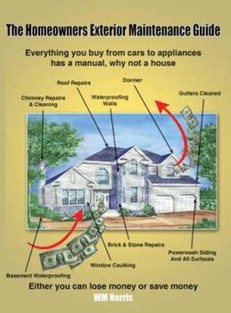 Paperback The Homeowners Exterior Maintenance Guide: Everything you buy from cars to appliances has a manual, why not a house Book
