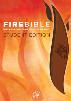 Imitation Leather Fire Bible-ESV-Student Book
