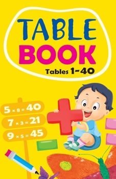 Paperback Table Book: Tables 1 to 40 Book