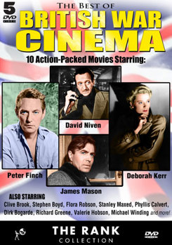 DVD Best of British Cinema 10 Action Packed Movies Rank Collection Book