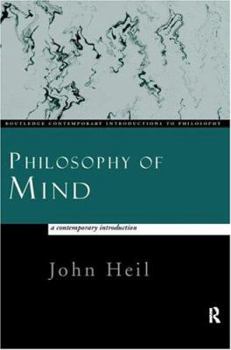 Paperback Philosophy of Mind: A Contemporary Introduction (Routledge Contemporary Introductions to Philosophy) Book