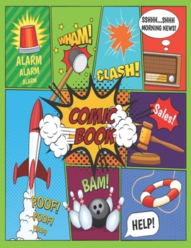 Blank Comic Book For Kids : Over 24 Pages Large Big 8.5" x 11" (Blank Comic Books)