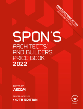 Hardcover Spon's Architects' and Builders' Price Book 2022 Book