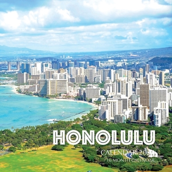 Paperback Honolulu Calendar 2020: 16 Month Calendar Book