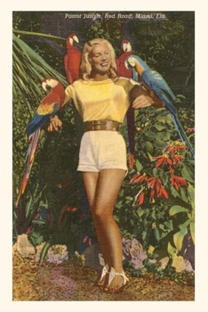 Paperback Vintage Journal Blonde with Macaws, Florida Book