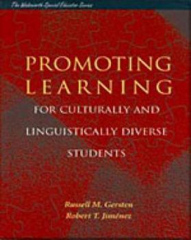 Paperback Promoting Learning for Culturally and Linguistically Diverse Students: Classroom Applications from Contemporary Research Book