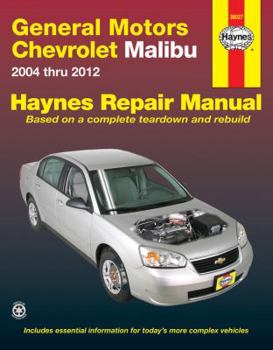 Paperback General Motors Chevrolet Malibu 2004 Thru 2012 Book