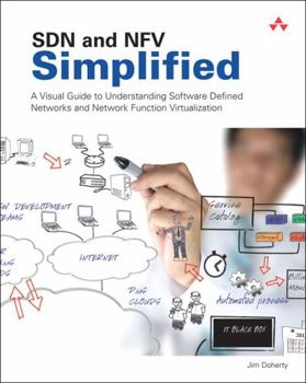 Paperback SDN and NFV Simplified: A Visual Guide to Understanding Software Defined Networks and Network Function Virtualization Book