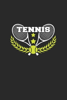 Paperback Tennis: 6x9 Tennis - lined - ruled paper - notebook - notes Book