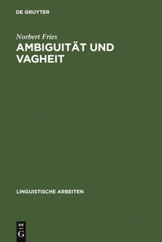 Hardcover Ambiguität und Vagheit [German] Book