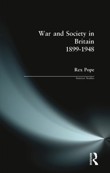 Paperback War and Society in Britain 1899-1948 Book