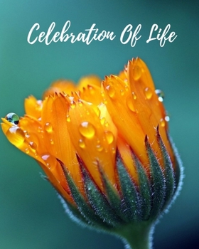 Celebration Of Life: Memorial Guest Book, Funeral Guest Book, Registration Book, Condolence Book, Celebration Of Life Remembrance Book, Contemporary Matte Finish, Paperback