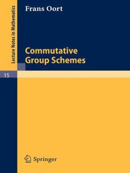 Paperback Commutative Group Schemes Book