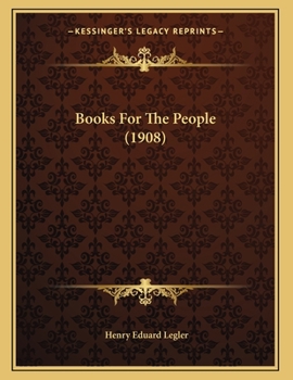 Paperback Books For The People (1908) Book