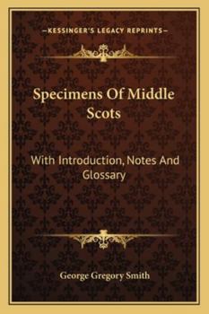 Specimens of Middle Scots