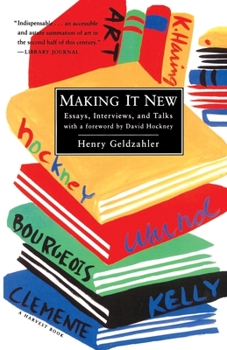 Paperback Making It New: Essays, Interviews & Talks Book