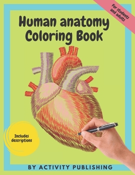 Paperback Human Anatomy Coloring Book: Preety Activity and Coloring Book For Kids Book