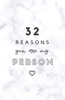 Paperback 32 Reasons You Are My Person: Fill In Prompted Marble Memory Book