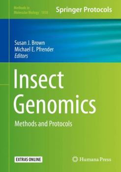 Hardcover Insect Genomics: Methods and Protocols Book