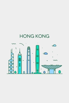 Paperback Hong Kong Minimalist Travel Notebook [Lined] [6x9] [110 pages] Book