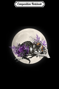 Composition Notebook: Alice In Wonderland Cheshire Cat Tree Moon Halloween  Journal/Notebook Blank Lined Ruled 6x9 100 Pages