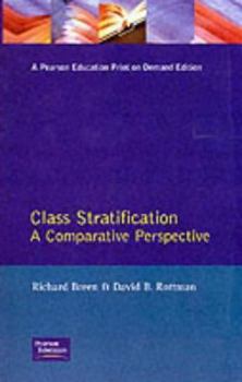 Paperback Class Stratification: Comparative Perspectives Book