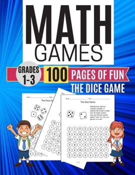 Paperback Math Games THE DICE GAME 100 Pages of Fun Grades 1-3 Book
