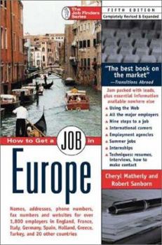 Paperback How to Get a Job in Europe Book