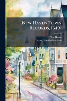 Paperback New Haven Town Records, 1649- Book