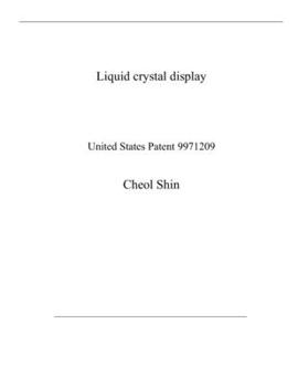 Liquid crystal display: United States Patent 9971209
