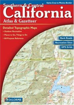 Paperback California South & Central Atlas & Gazetteer Book