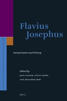 Hardcover Flavius Josephus: Interpretation and History Book