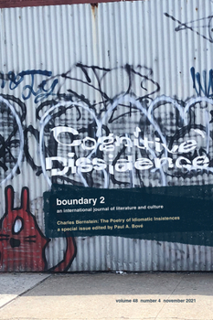 Charles Bernstein: The Poetry of Idiomatic Insistences