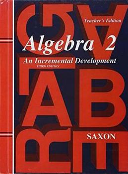 Hardcover Saxon Algebra 2: Teacher Edition Grades 9-12 2003 Book
