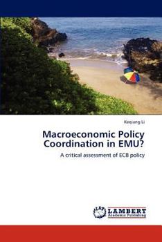 Paperback Macroeconomic Policy Coordination in Emu? Book