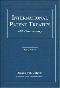 Hardcover International Patent Treaties with Commentary Book