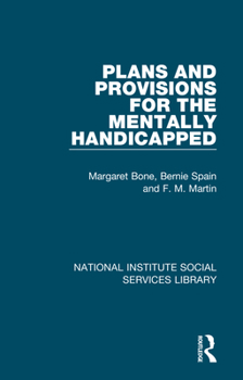 Hardcover Plans and Provisions for the Mentally Handicapped Book