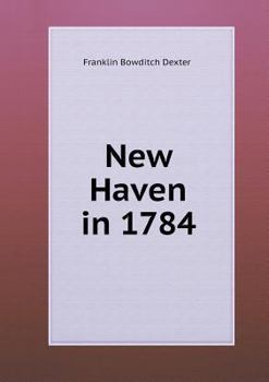 Paperback New Haven in 1784 Book